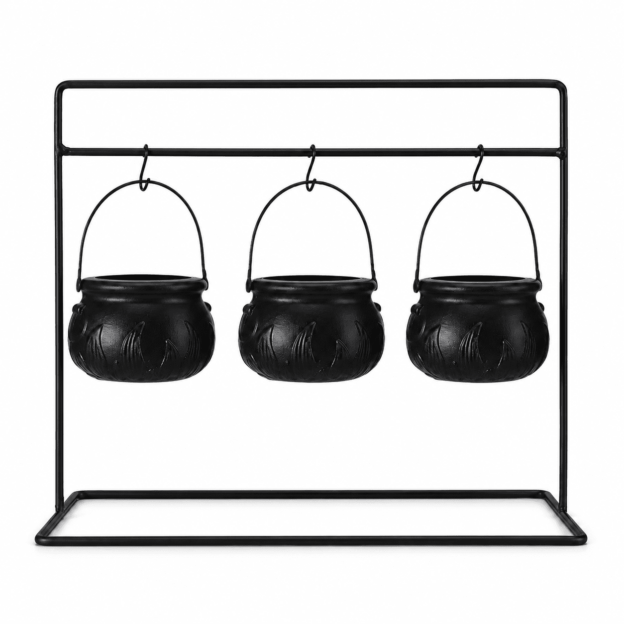 Plastic Cauldron Stackable Halloween Cauldrons Decorations Halloween Party Supplies Witches ...