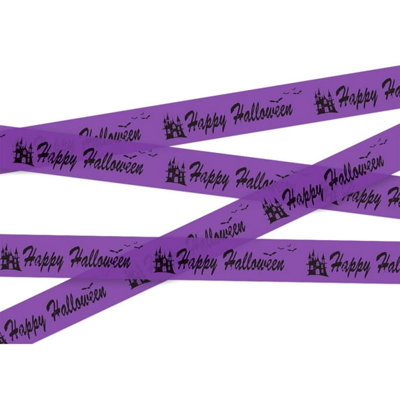 Halloween Caution Tape - Spooky Decoration for Parties, Tear-Proof & Reusable, Perfect for Creating Eerie Atmosphere at Halloween Events