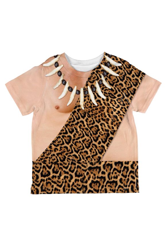 Halloween Caveman Costume FB All Over Toddler T Shirt Multi 2T