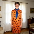 thumbnail image 1 of Halloween Caveman Costume, Prehistoric Style Cosplay Outfit, Stage Performance Dress Up Costume for Party and Theme Events,Size 3XL, 1 of 4