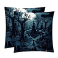 thumbnail image 1 of Halloween Cemetery Covers Set of 2 - Available in 16x16, 18x18, 20x20 Inches with Unique Patterns - for Home Decor, Throw Pillow Inserts, Pillow Inserts, Bed Pillow - Ideal for All Occasions!, 1 of 6