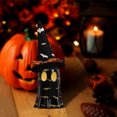 Halloween Ceramic Ghost with LED Light, Halloween Ghost Decor, White