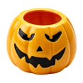 thumbnail image 1 of Halloween Ceramic Pumpkin Mug Set of 4 Carved Face Cute Fall Coffee Cup Kitchen Decor Easy Setup and Storage, 1 of 5