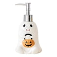 thumbnail image 1 of Halloween Ceramic Soap Dispenser Refillable Cute Shaped Liquid Hand Soap Bottle with Pump Ideal for Kitchen Bathroom Storage Container Home Essentials, 1 of 6