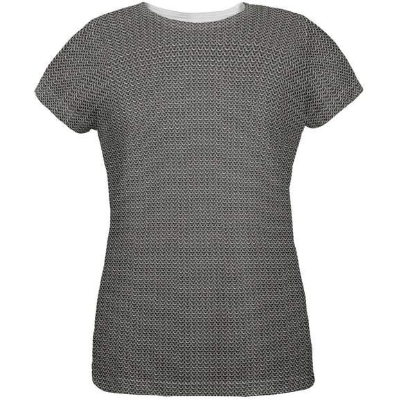 Halloween Chainmail All Over Womens Costume T Shirt
