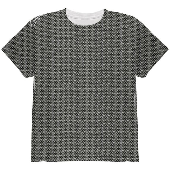 Halloween Chainmail Costume All Over Youth T Shirt Multi YSM