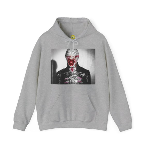 Halloween Chatterer Hellraiser Hoodie, 80s Horror Movie Hooded Sweatshirt