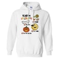 thumbnail image 1 of Halloween Checklist Hoodie Sweatshirt Unisex Large White, 1 of 5