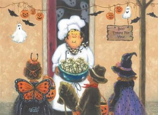 Halloween Chef Canvas Art - Vickie Wade (20 x 28)