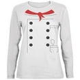 thumbnail image 1 of Halloween Chef Costume White Ladies Long Sleeve T-Shirt - X-Large, 1 of 1