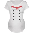 thumbnail image 1 of Halloween Chef Costume White Maternity Soft T-Shirt - 2X-Large, 1 of 1