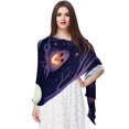 thumbnail image 1 of Halloween Chic Chiffon Yarn Head Scarf - Translucent Light and Breathable Silk Chiffon Scarf for Women - 180*73 Size Elegant Fashion Accessory, 1 of 6