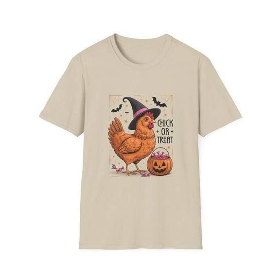 Halloween Chicken Shirt, Chick or Treat Funny T Shirt, Cute Spooky Farm Animal Tee