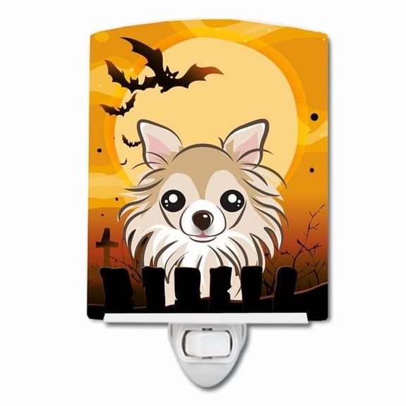Halloween Chihuahua Ceramic Night Light