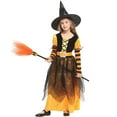 Halloween Childrens Witch Princess Costume Hat Makeup Ball Witch