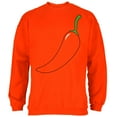 thumbnail image 1 of Halloween Chili Pepper Costume of Cinco de Mayo Mens Sweatshirt Orange SM, 1 of 1