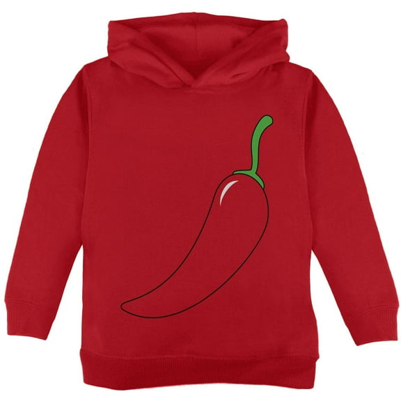 Halloween Chili Pepper Costume of Cinco de Mayo Toddler Hoodie Red 2T