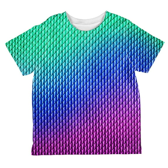 Halloween Chinese Celestial Dragon Scales Costume All Over Toddler T Shirt Multi 6T