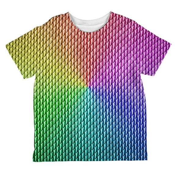 Halloween Chinese Imperial Dragon Scales Costume All Over Toddler T Shirt Multi 6T