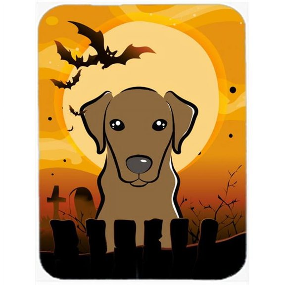 Halloween Chocolate Labrador Mouse Pad, Hot Pad & Trivet