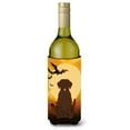 thumbnail image 1 of Halloween Chocolate Labrador Wine Bottle Beverge Insulator Hugger, 1 of 1