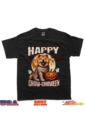Halloween Chow Chow Costume Halloween Happy Chow Choween T-Shirt
