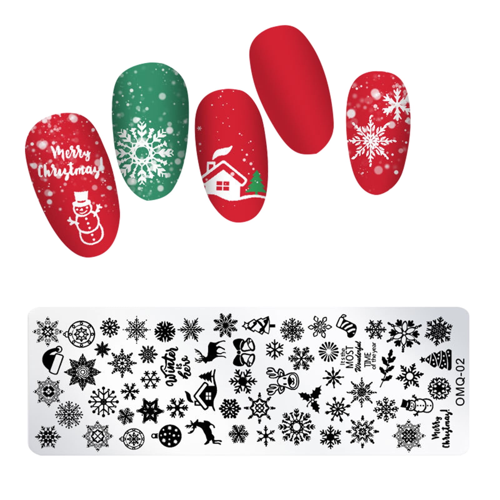 Halloween&Christmas Day Nail Tools ,Christmas Snowflake Nail Art