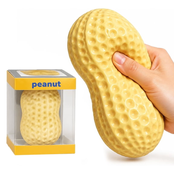 Halloween Christmas Gifts for Ki*ds Under $5,Crunchy Peanut Squishys Squeeze Toys Food-Shaped Stress Relief Squeezy Clay Fidget Ball Slushy Hand Squishies