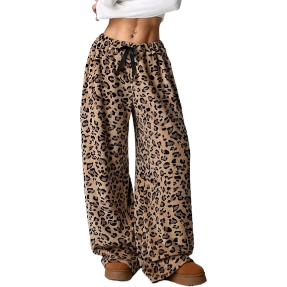 Halloween Christmas Pajama Pants Women Men Fuzzy Flannel Pjs Pants Pajama Bottom Couples Lounge Costume Gifts
