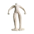 thumbnail image 1 of Halloween Christmas Poseable Mannequin Dummy Decoration 6.1 FT Stuffed Fabric Figure with Flexible Joints for Indoor Outdoor Holiady Decor, 1 of 6