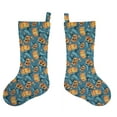 thumbnail image 1 of Halloween Christmas Stocking by Penny's Needful Things (Jack-O-Lanterns) (Two Stocking), 1 of 1