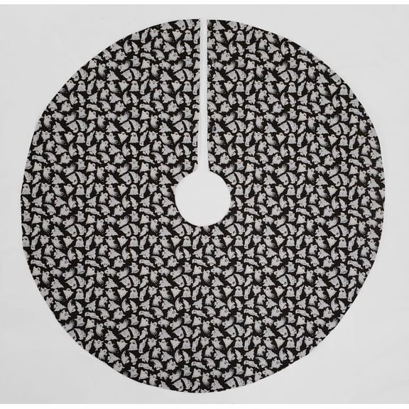 Halloween Christmas Tree Skirt By Penny's Needful Things (Ghosts) (Round)