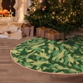 thumbnail image 1 of Halloween Christmas Tree Skirt - Crayfish Army 48 Inches Christmas Tree Skirt for Halloween Holiday Indoor Home Christmas Tree Decorations with Three Ribbons, 1 of 7