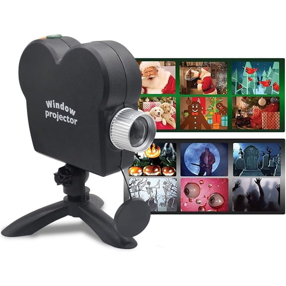 Christmas Halloween Window Projector Home Laser Projector 12 Movie