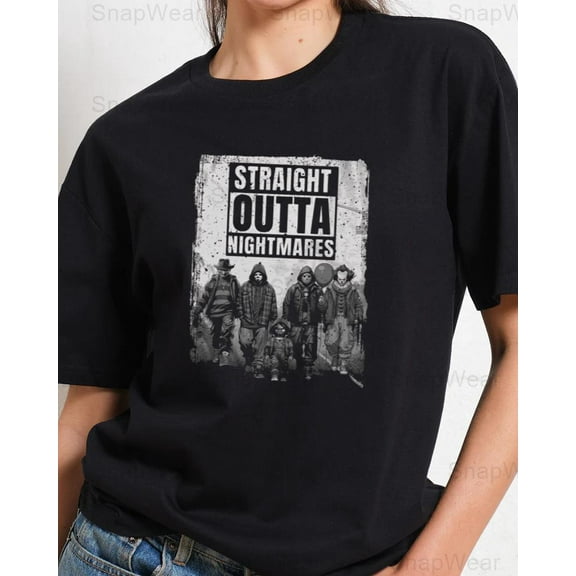 Halloween Chucky Freddy Myers 90s Horror Scary Movie Vintage Slasher T-Shirt (3) Unisex, up to 5XL