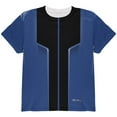 thumbnail image 1 of Halloween Classic Muscle Car Blue Costume All Over Youth T Shirt Blue YLG, 1 of 2