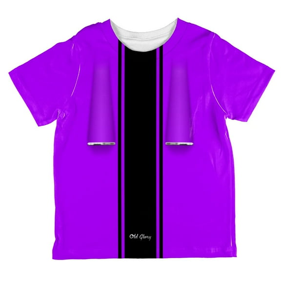 Halloween Classic Muscle Car Purple Costume All Over Toddler T Shirt Purple 4T