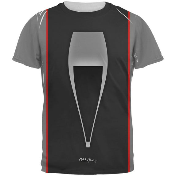 Halloween Classic Muscle Car Silver Costume All Over Mens T Shirt Silver X-LG