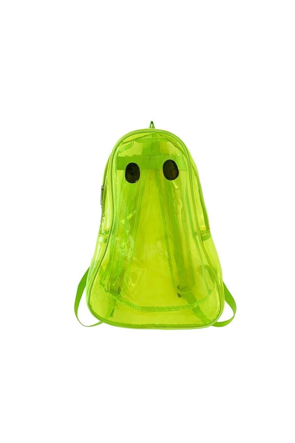 Halloween Clear Backpack Trendy Unisex Funny Unique Clear Ghost Themed Rucksack
