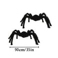 thumbnail image 1 of Halloween Clearance Boovnll Giant Spider, 3FT Foldable Large Fake Spider Halloween Decorations Outdoor Indoor Scary Hairy Halloween Spider for Yard, Garden Decor, Halloween Decorations (2Pcs), 1 of 4