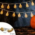 thumbnail image 1 of Halloween Clearance Boovnll Halloween Lights, 10FT 20 LED Ghost Pumpkin String Lights WaterProof Battery Operated Halloween Lights Outdoor, Indoor, Porch, Garden, Party Decor, Halloween Decorations, 1 of 6