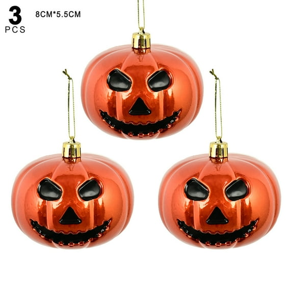 Halloween Clearance Boovnll Halloween Pumpkins, 3Pcs Artificial Pumpkins Halloween Fall Decoration Pumpkin Decor for Indoor Outdoor Home Thanksgiving Halloween Party Supplies, Halloween Decorations