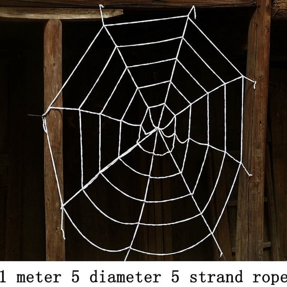 Halloween Clearance Boovnll Spider Web Decoration, Realistic Scary Spider String Rope Props Spider Web for Halloween Home Graden Indoor Outdoor Party Decor, Halloween Decorations