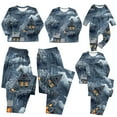 thumbnail image 1 of Halloween Halloween Pajama Set for Women Plus Size Cute,Halloween Family Long Sleeve Family Matching Set 2pcs Soft Elastic Waist Sets,Family Halloween Pajamas Set, 1 of 7