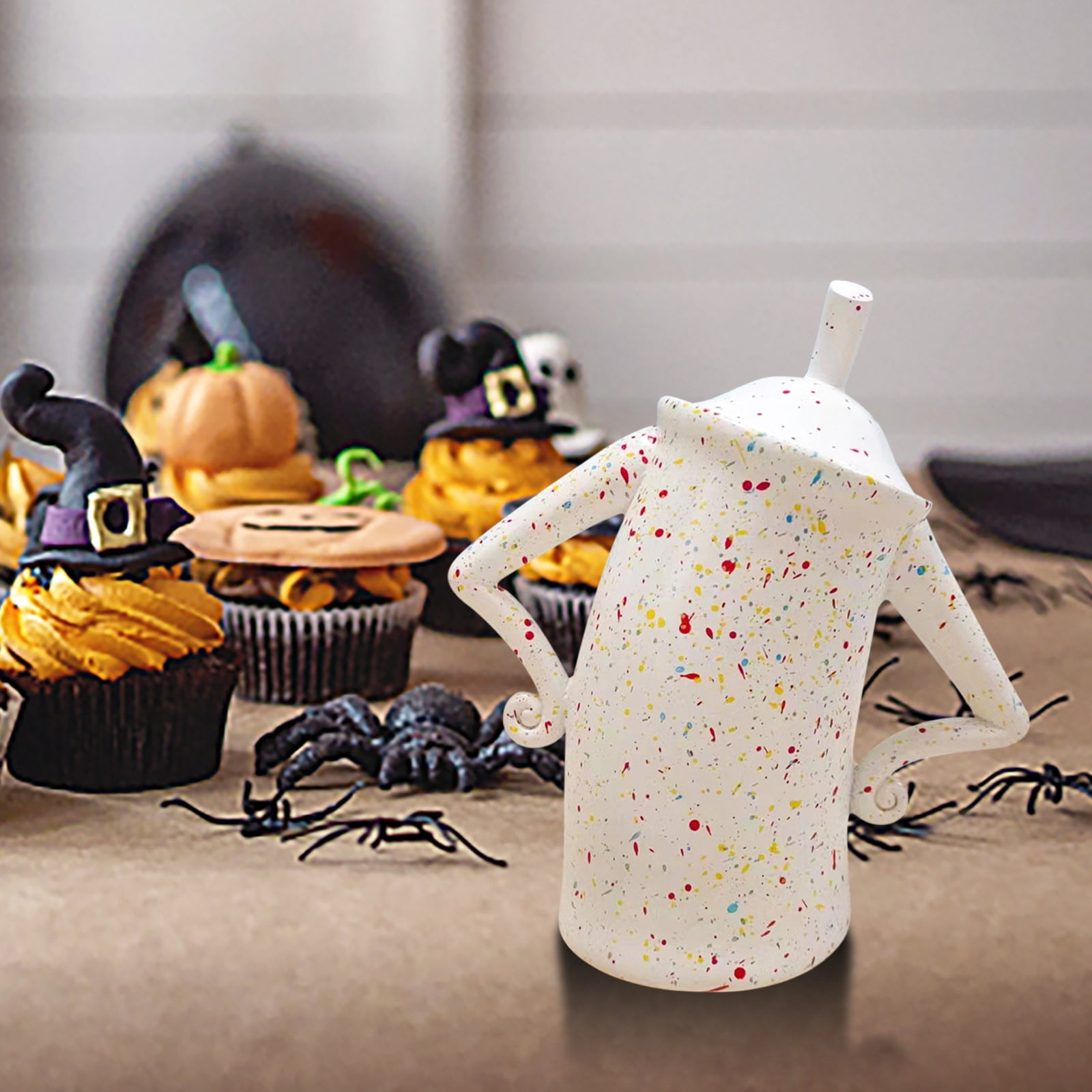 Halloween Clearance Sales! SRUILUO Cute Cafe Canister,Airtight Ceramic