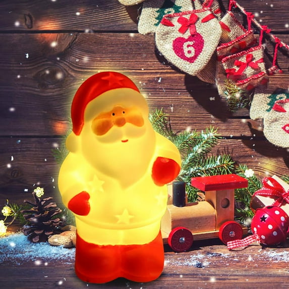 Halloween Clearance! VWRXBZ Christmas Night Light Soft Light Not Dazzling Net Red Cute Doll Santa Claus Ornaments