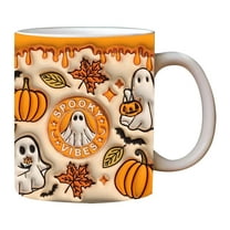 VWRXBZ New Spooky Halloween Coffee Mug Water Mug Halloween Pumpkin