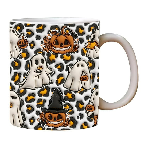 VWRXBZ New Spooky Halloween Coffee Mug Water Mug Halloween Pumpkin
