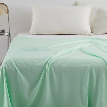 Halloween Clearance! VWRXBZ Summer Cool Blanket Summer Fiber Ice Silk Cover Blanket Children's Double Fiber Towel Quilt Conditioning Blanket Baby, Green