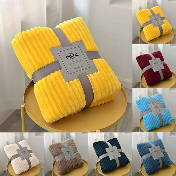 VWRXBZ Throw Blanket for Couch, Fuzzy Soft Cozy Blanket – Lightweight, Soft, Plush, Warm, Cozy – for Bed, Sofa, Camping, Travel, Green